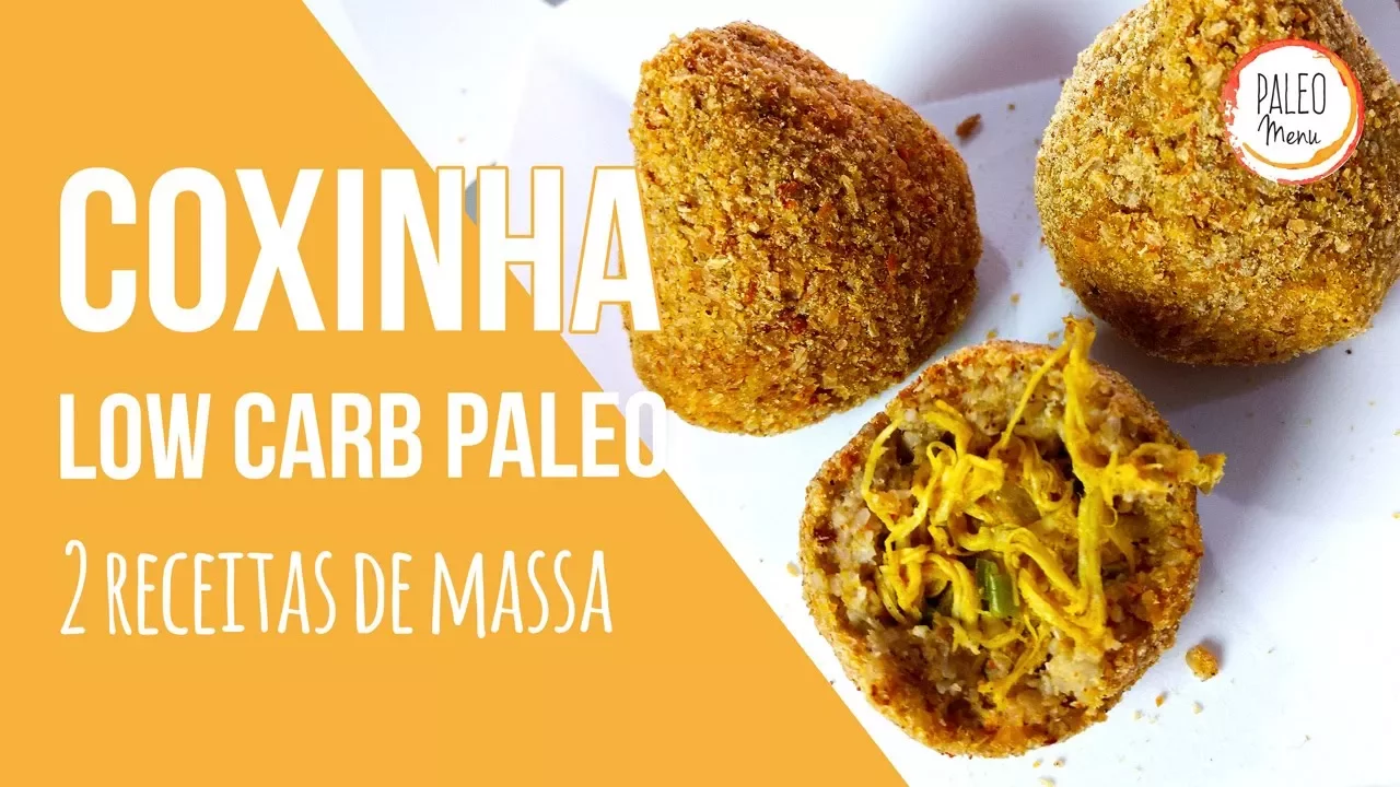 COXINHA DE FRANGO LOW CARB/ PALEO
