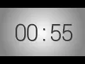55 Seconds countdown Timer - Beep at the end Simple Timer fifty-five sec