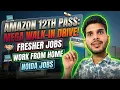12th Pass Mega Walk-in Drive in Amazon Fresher Work From Home Amazon Noida The Ravi Vlogs