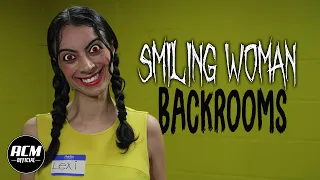 smiling woman backrooms short horror film
