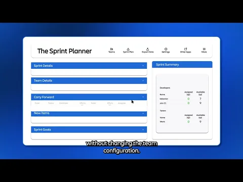 watch The Sprint Planner video