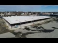 Drone flight over South Coast Basket Fall River MA Construction 17