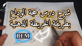 مراجعة درس حجة الوداع بطريقة الخريطة الذهنية للسنة الرابعة متوسط دندنها