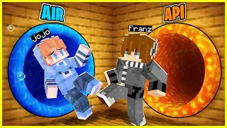 FRANZ & JOJO MASUK TEROWONGAN API DAN AIR BERBAHAYA di MINECRAFT