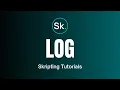 How to LOG things in Skript Skripting Tutorials