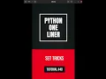 Python one-liners - Set tricks