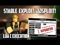 VERY STABLE NEW ROBLOX EXPLOIT JJSPLOIT PATCHED LUA C EXECUTION 30 CMDS GIVEAWAY WINNERS