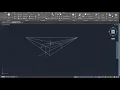 2 Point Perspective - Autocad 2018
