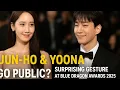 “Jun-Ho \u0026 YoonA’s Silent Spark: The Moment at Blue Dragon 2025 That Shook the Internet!”