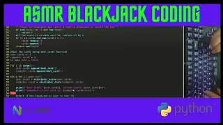 ASMR Programming - Blackjack game python