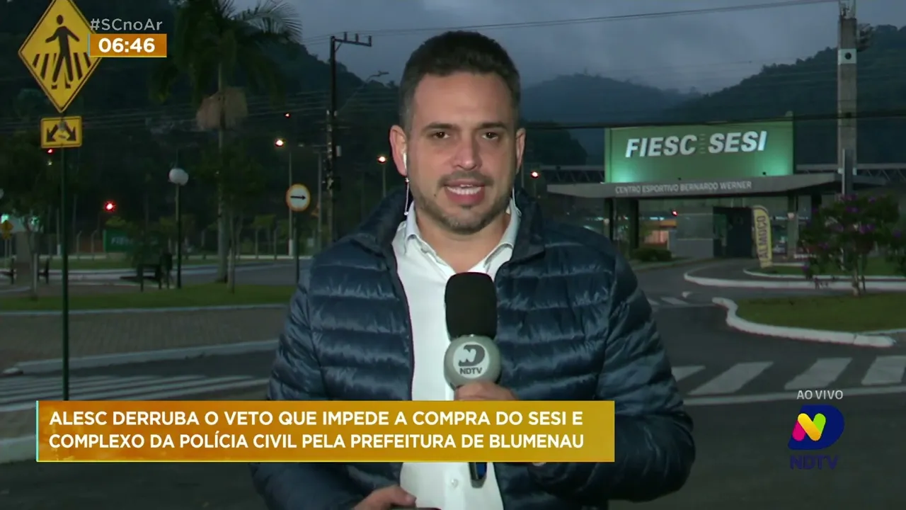 Comissão da Alesc recomenda derrubada do veto da compra do complexo da Polícia Civil em Blumenau