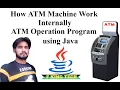 ATM Machine Operation Using Java Learn Java Program for Beginner