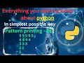 Pattern printing 28 Numbers - 4 pattern printing in python tutorial python full course
