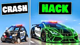 Every Time I Crash, My Police Car Gets a New Hack in GTA 5