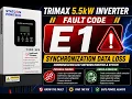 Fault E1
