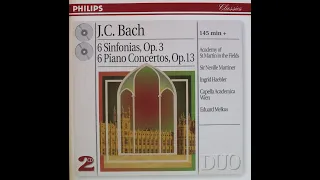 Johann Christian Bach Six Piano Concertos Opus 16 Nevillle Marriner Complete CD 