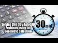 Solving Civil 3D AutoCAD Problems using the Geometric Calculator