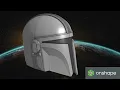 How To Make a Mandalorian Helmet in Onshape with surface modeling