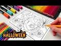 Halloween vs Cute Coloring Labubu Split Art