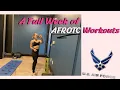 Week of AFROTC Workouts Train with me