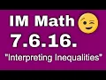 7th Grade Unit 6 Lesson 16 Interpreting Inequalities Illustrative Math