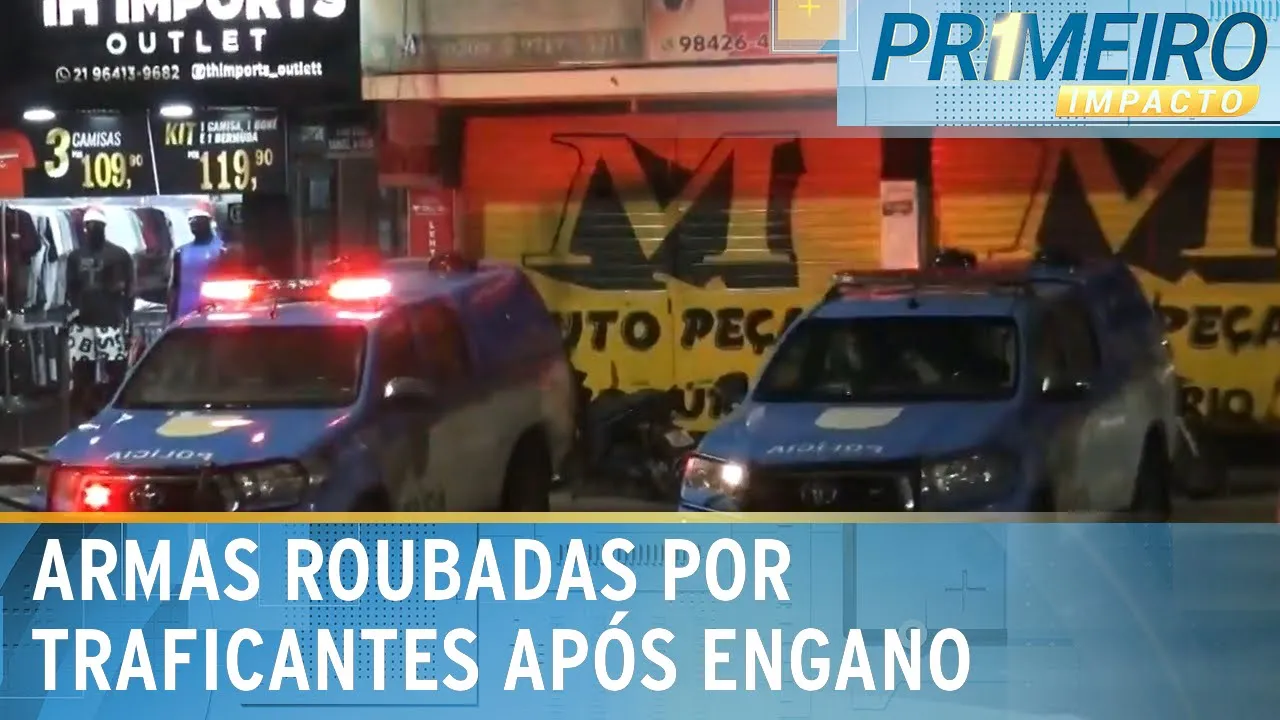 Armas de agentes da Força Nacional são roubadas após engano no caminho | Primeiro Impacto (29/11/23)