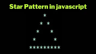 Hollow Pyramid Star Pattern in Javascript 2023 For loop in js Papa Developer