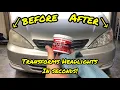 Fully Restore Headlights For Only 6 NO SANDING NEEDED