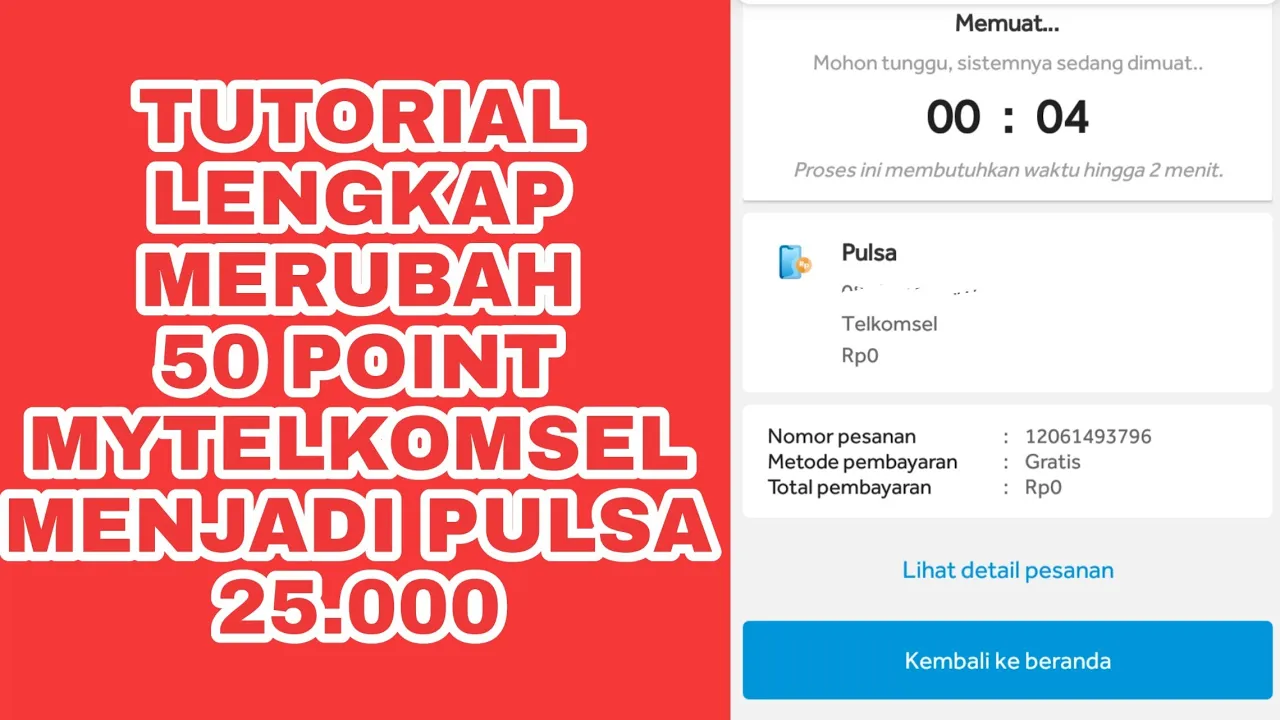 Video ini menjelaskan tentang cara tukar poin telkomsel menjadi pulsa, caranya dengan menukar poin t. 