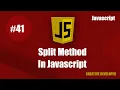 Javascript split method Split method in javascript Split method Split Javascript Course