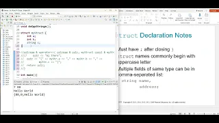 Introductory C Ch 11 Structured Data 11 1 to 11 6 Abstract Data Types - struct