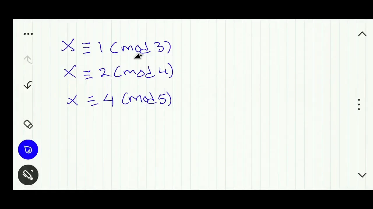 Chinese Remainder Theorem (CRT) soal kemarin