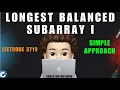 Longest Balanced Subarray I Simple Explanation Leetcode 3719 codestorywithMIK