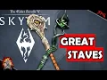 SKYRIM Anniversary ARMS OF CHAOS My New Favourite Staves Arm Of The Sun - Arm Of The Moon Staff