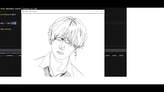 Draw Sketch in python only in 3 Line of code