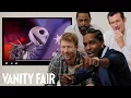 Lagu A$AP Rocky, Glen Powell, LaKeith Stanfield \u0026 Callum Turner Watch Iconic Videos | Vanity Fair