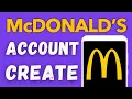 How to Create McDonald s Account Login McDonald s App Sign in McDonald s on Android