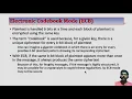 Electronic Codebook ECB mode