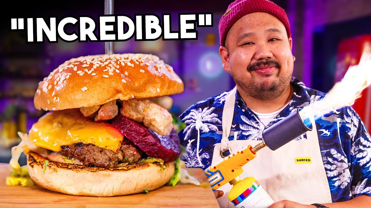 Pro Chef Budgie Montoya takes on The SUB 10 Minute Burger Challenge