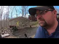 Splitting wood with a Tractor Supply 22ton Splitter