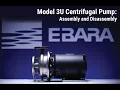 EBARA 3U Stainless Steel Centrifugal Pump Assembly Disassembly Guide