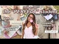 BECOME THE PERFECT STUDENT study tips habits romanticizing school