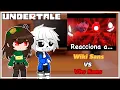 Undertale reacciona a Wiki sans VS Vhs sans