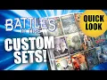 Doctor Who Battles In Time Custom Sets QUICK LOOK