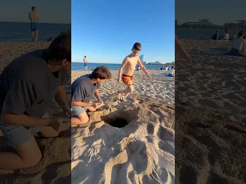 How Big of a hole can I Dig with Chopsticks?! 😳 #shorts