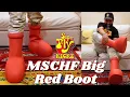 MSCHF Big Red Boots On Feet Review And How I got Em Off My Feet UNBOXING