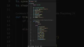 How to draw a Tree using python turtle