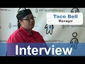 Interview tips from a Taco Bell Hiring Manager