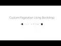 How to Create Pagination Using Bootstrap