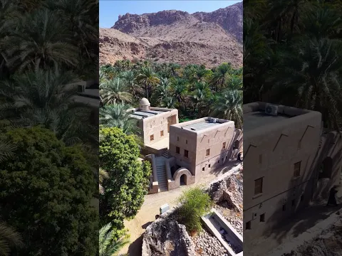 مسجد العوينة الأثري بولاية وادي بني خالد 🇴🇲